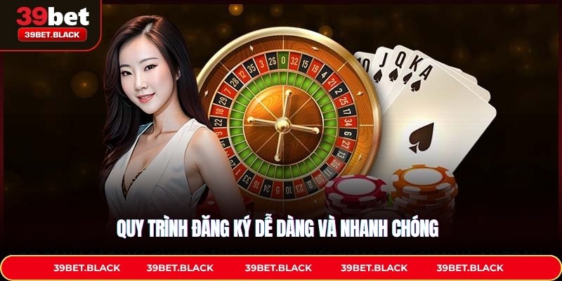 Quy trình đăng ký dễ dàng và nhanh chóng